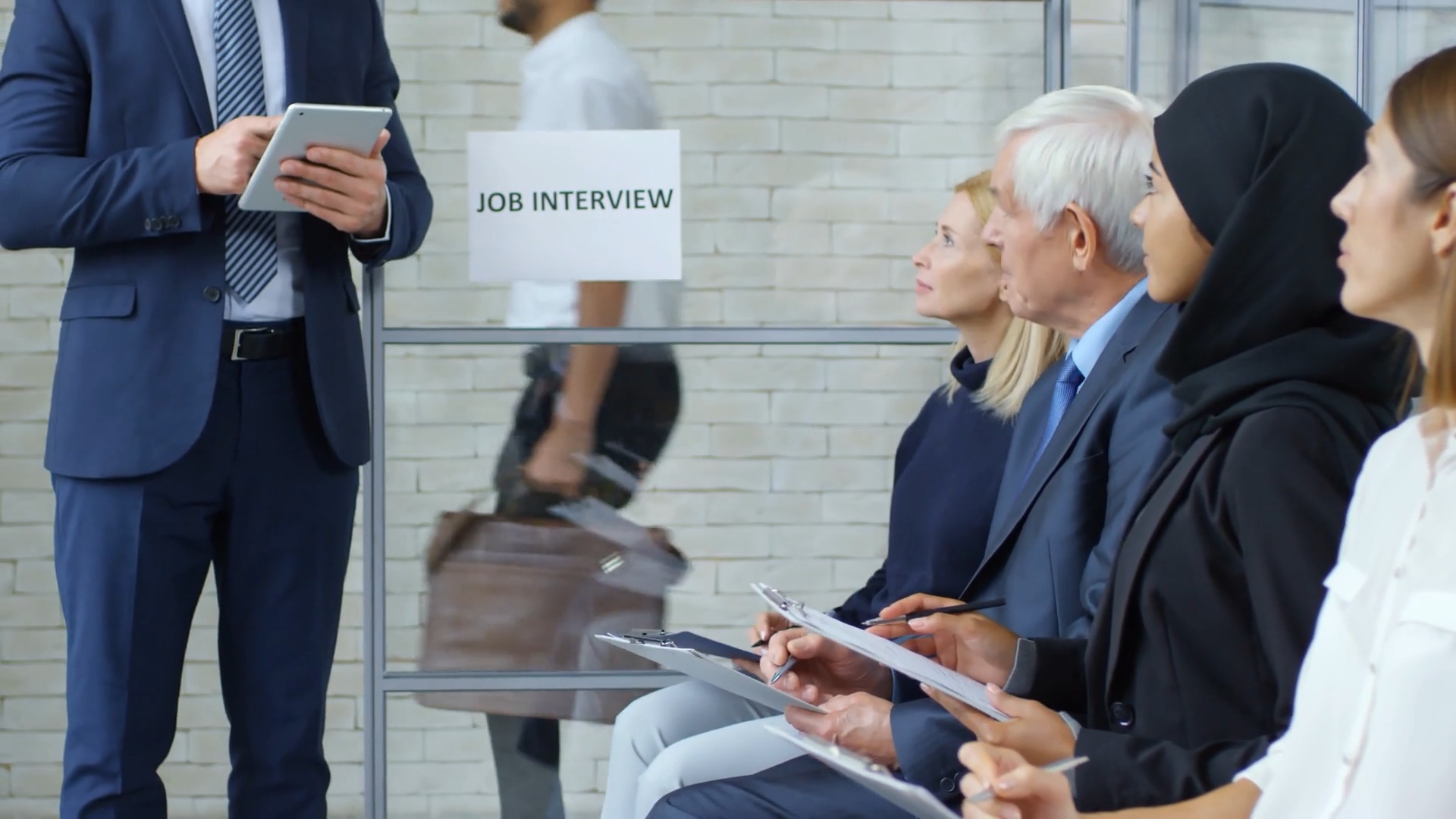 Employee reviewing job postings and updating their resume after termination.